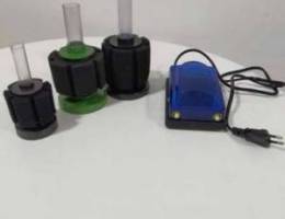 Airpump and sponge filter for aquarium