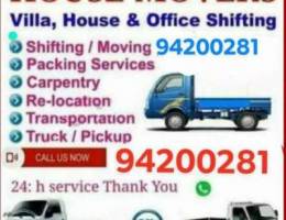 House shifting and transport service