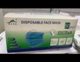 Disposable 3 Layer Face Mask Blue Colour,3...