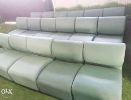 كنبات مكتبية جلد ١٨ شخص office sofa 18 peo...