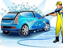 looking for car cleaner working on car pol...