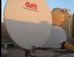 Satellite dish fixing nilesat Arabset osn ...