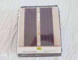 Brand new pair of curtain 145x240cm - Dark...