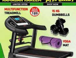 Ramadan Offer Multifuntion Treadmill and 1...