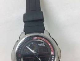 ساعة casio wr 100m اصليه شبه جديده