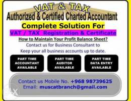 VAT & TAX Registration & Certificate