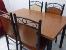 Dining Table with Four Chairs for Sale in ...