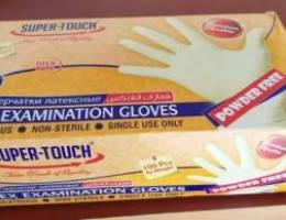 Latex powder free gloves