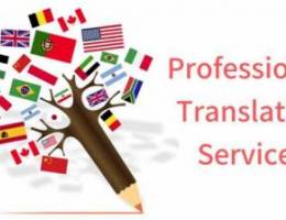 Translation services. خدمات الترجمة