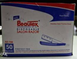 Beautex disposable salon razor.