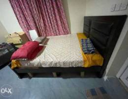 King size cot with mattress