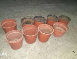 Flower pot plastic