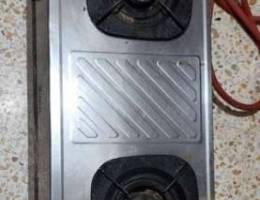 Gas Stove with Gas Pipe