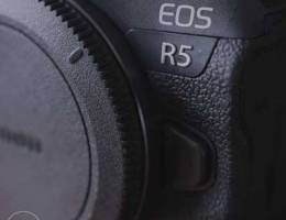 للبيع كاميرا فل فريم Canon EOS R5| عدسات: ...