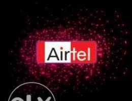 %• airtel full hd box available