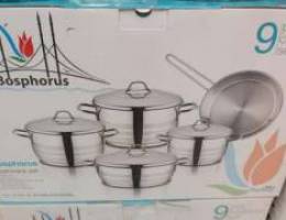 Bosphorus Cookware Set 9Pcs