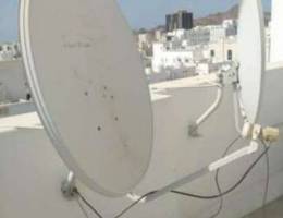 All receiver and Dish install nilesat Arab...