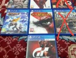 اشرطة العاب ps4 للبيع بأسعار مختلفه