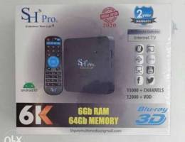 SH pro Smart TV box Android 1 year subscri...