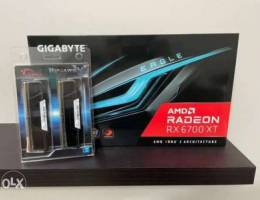 Gigabyte RX 6700 XT 12G GPU + 32 GB ram 32...