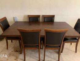 Dinning table with 6chairs