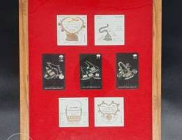 Oman Jewellery stamp & phone card frame se...