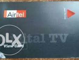 ••% Airtel digital HD box % with subscript...