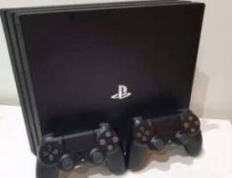 PS4 pro 1TB 4K بلستيشن ٤ برو نظيفه جدا مع ...