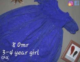 Long blue maxi for girls