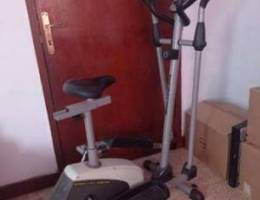 Magnetic Exercise Bike 2 in l trainer