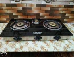 Clickon 3 Burner Gas Stove