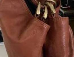 Leather rucksack