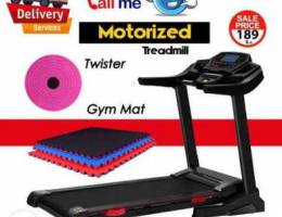 Motorized Treadmill and Twister and Mat Of...