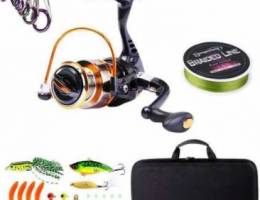 spinning reel with rod full kit صناره صيد ...