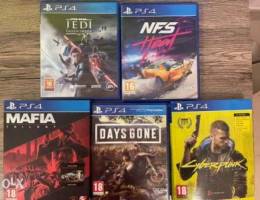 PS4 Games for Sale 10 Rials Each