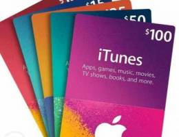 للبيع بطاقات ايتونز امريكي itunes cards us...