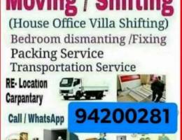 House shifting and transport