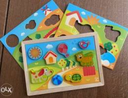 Sunny Vally 3 in 1 Puzzles