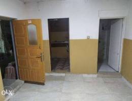 Single room with bath and small kitchen