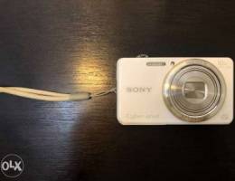 White Sony Cybershot Camera