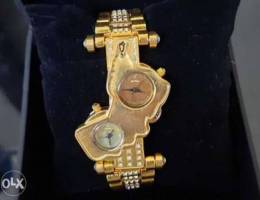 Nur Marjan Oman Map Golden Watch