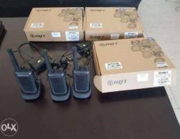 HQT handheld two-way radios - 3 units