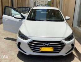 elantra oman bahwan car 2017 with 29000 km...