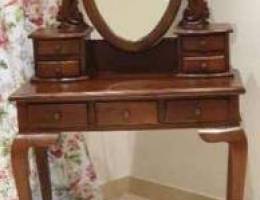 Dressing Table with Mirror from Teak Solid...