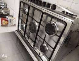 5 burner cooking range طباخ خمسة عيون