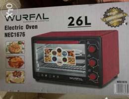 WURFAL Electric Oven 26 lit NEW