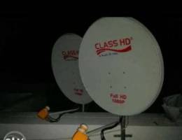 Home service dish TV