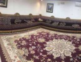 زولية عنابي نظيف كبير large Carpet