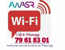 Awasr WiFi fiber internet connection avail...