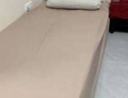 single bed سرير سنجل مع مرتبة